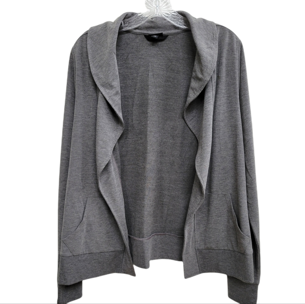 Torrid grey open cardigan